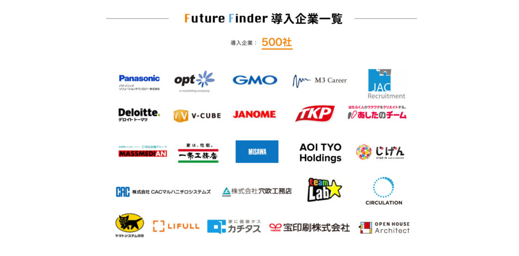 FutureFinder_導入企業