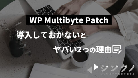 「WP Multibyte Patch」とは｜導入しておかないとヤバい2つの理由【最低限必要】